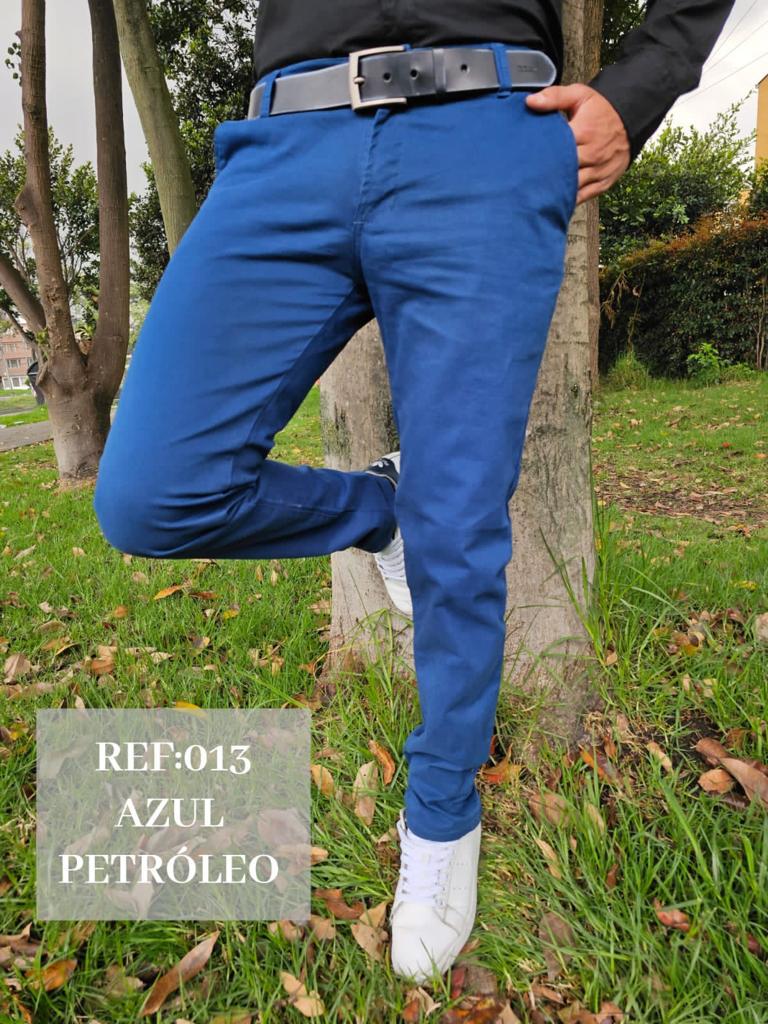 Pantalón Básico de Drill para Hombre   | 12 Colores