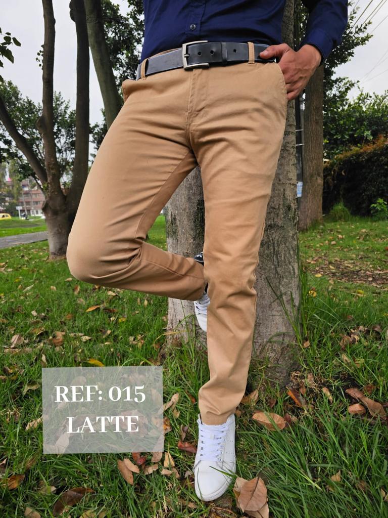 Pantalón Básico de Drill para Hombre   | 12 Colores