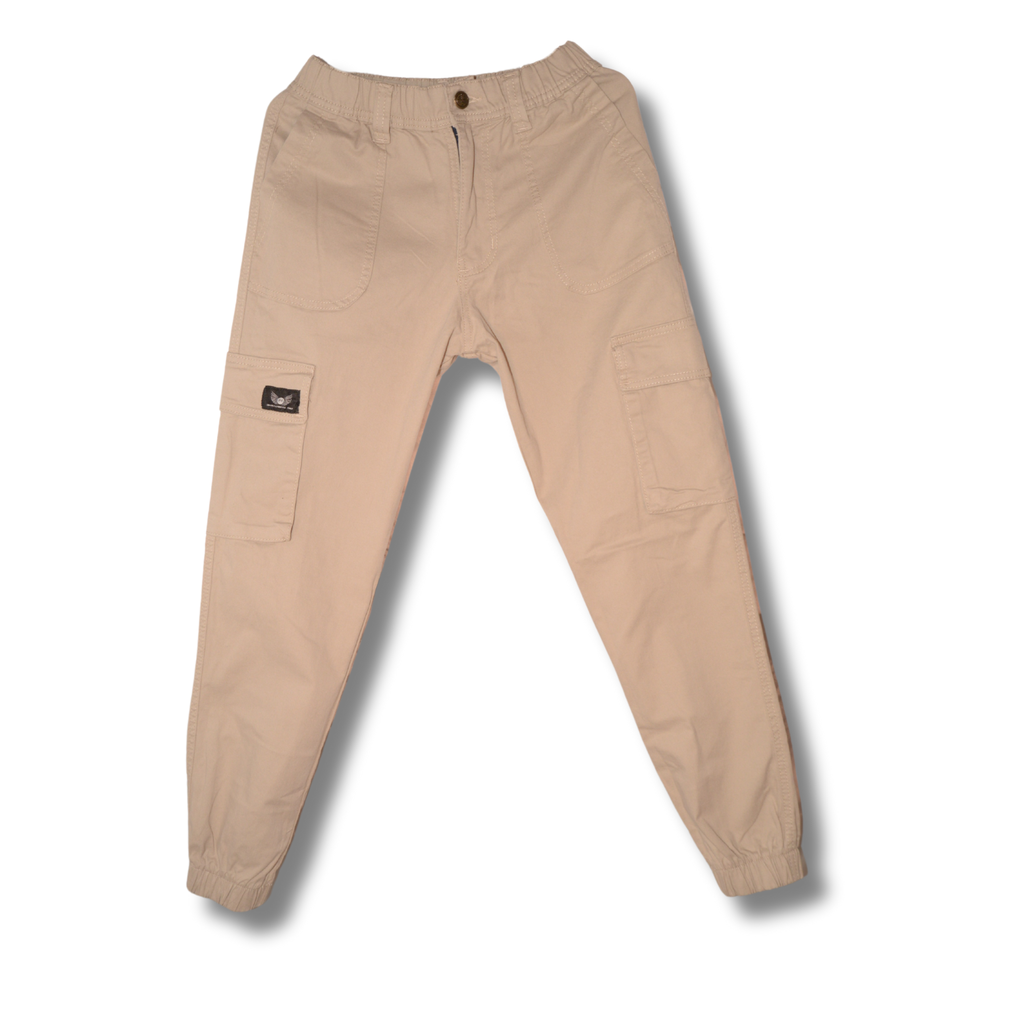 Pantalón Jogger Cargo Beige Mujer
