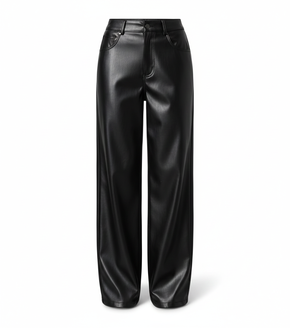 Combo Lux: Corset Cuerina + Pantalón Oversize Bengalina Cuerina